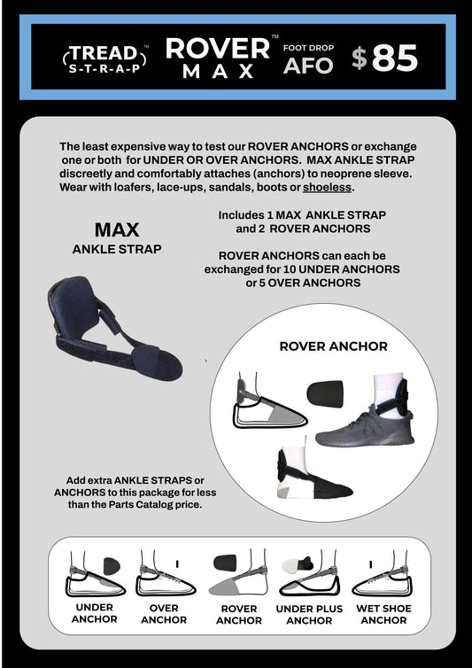 ROVER MAX Foot Drop Ankle-Foot Orthosis (AFO)