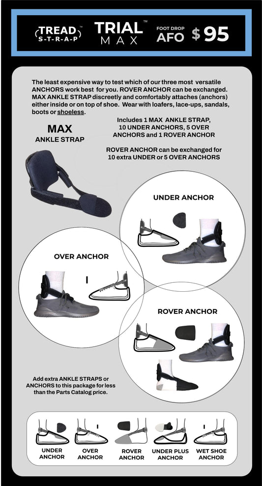 TRIAL MAX Foot Drop Ankle-Foot Orthosis (AFO)