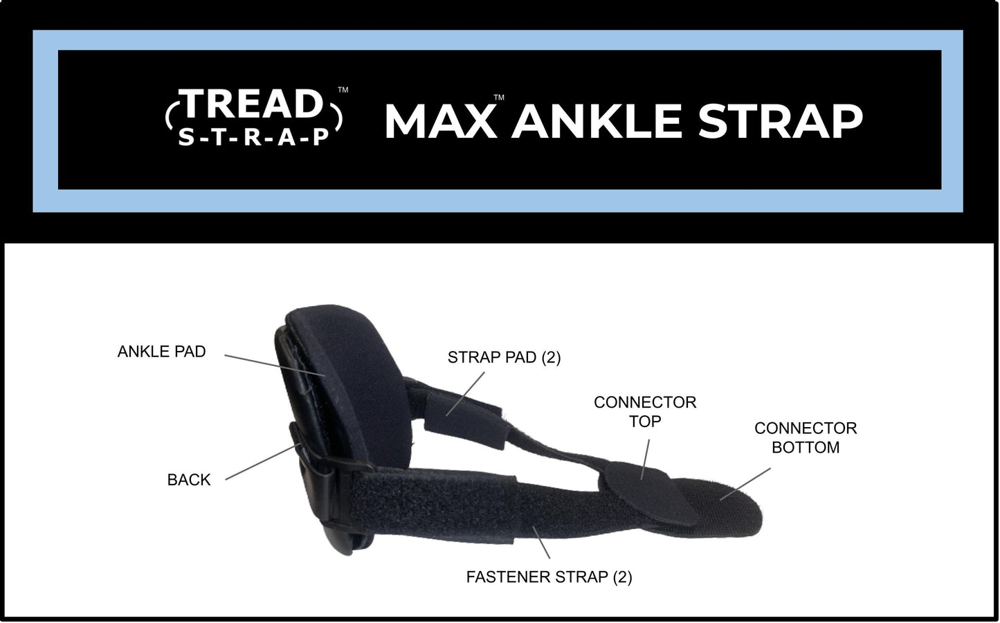 MAX ANKLE STRAP - Foot Drop Ankle-Foot Orthosis (AFO)